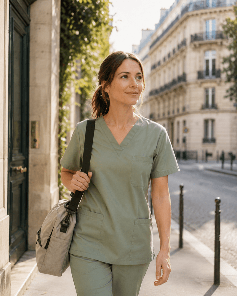 Préleveuse Casa Lab Pro dans une rue parisienne